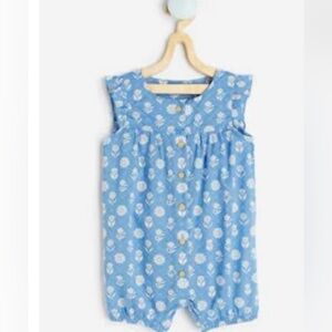 H&M cotton romper suit size 9 months